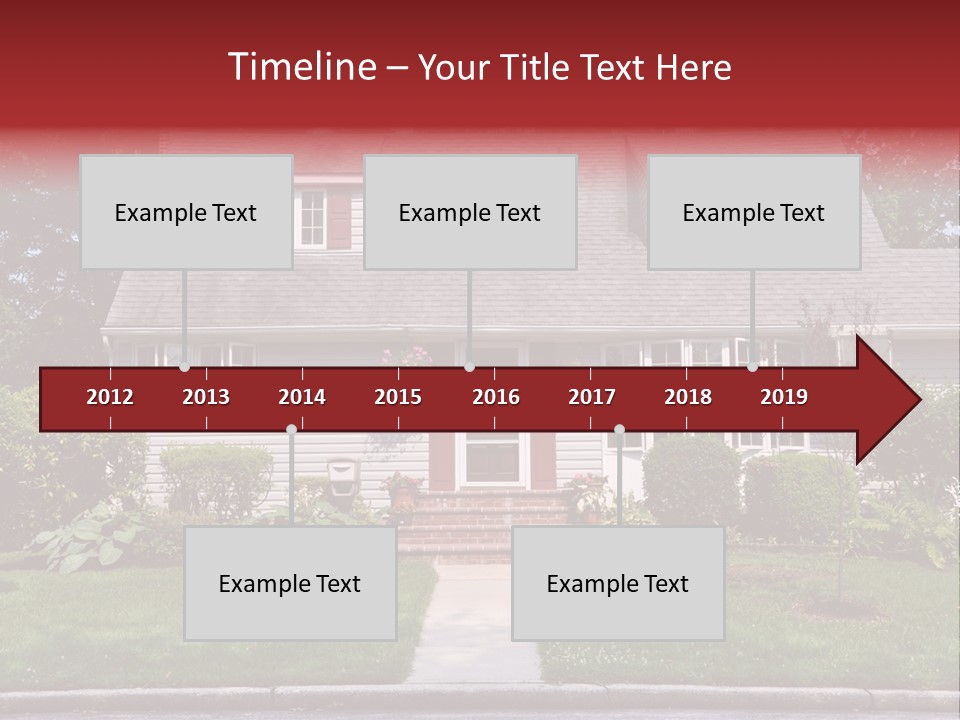 Evergreen Steps Grass PowerPoint Template