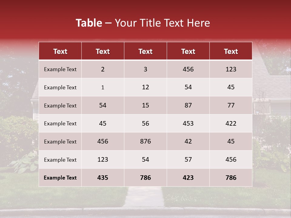 Evergreen Steps Grass PowerPoint Template