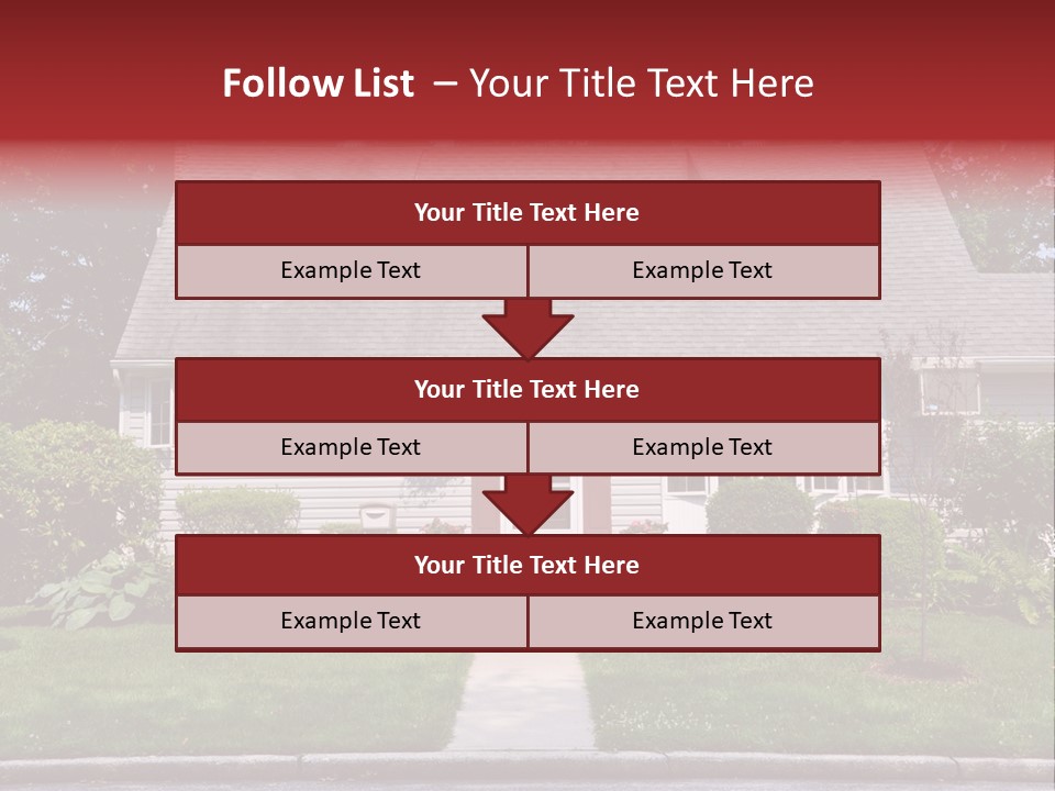 Evergreen Steps Grass PowerPoint Template