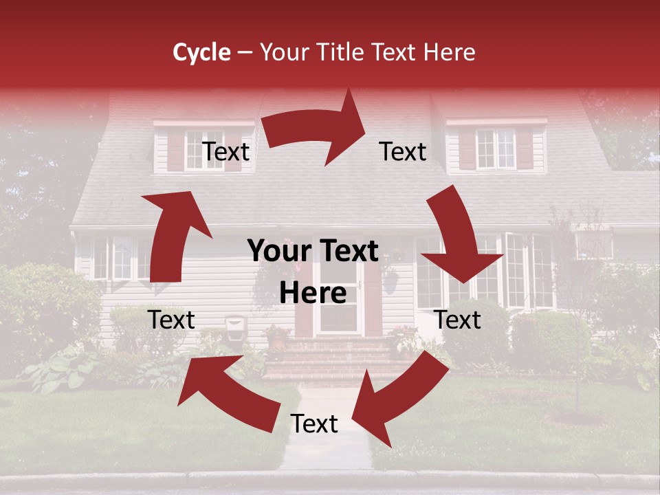 Evergreen Steps Grass PowerPoint Template