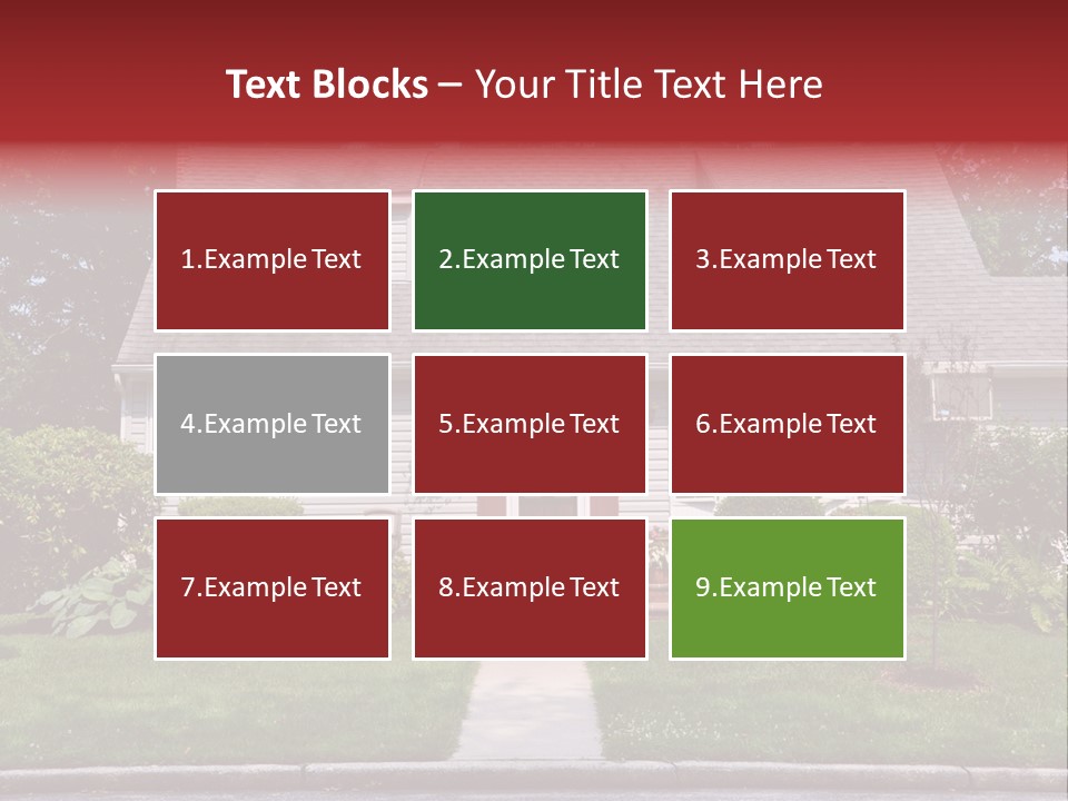 Evergreen Steps Grass PowerPoint Template