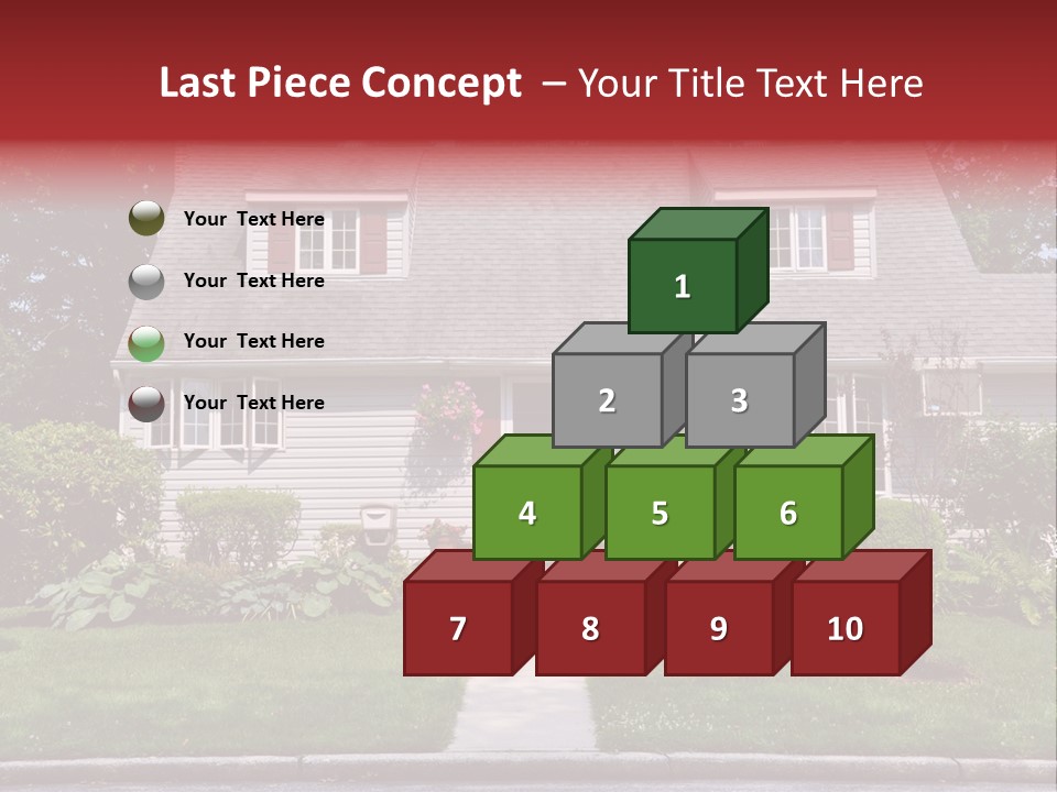 Evergreen Steps Grass PowerPoint Template