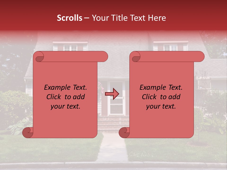 Evergreen Steps Grass PowerPoint Template