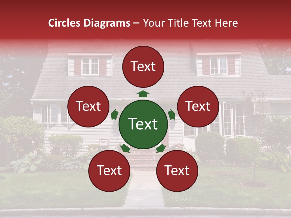 Evergreen Steps Grass PowerPoint Template