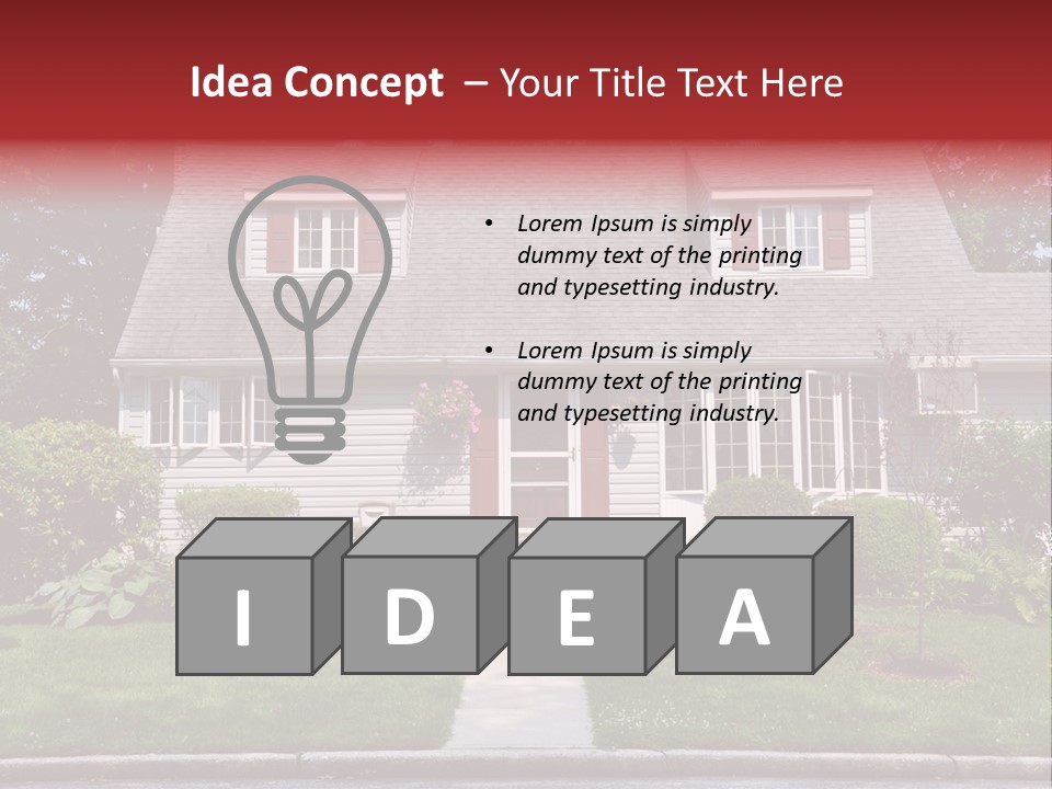 Evergreen Steps Grass PowerPoint Template