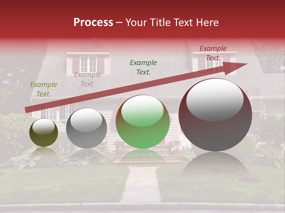 Evergreen Steps Grass PowerPoint Template