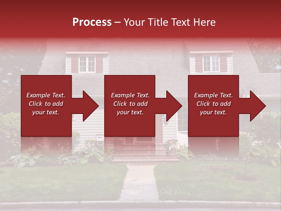 Evergreen Steps Grass PowerPoint Template