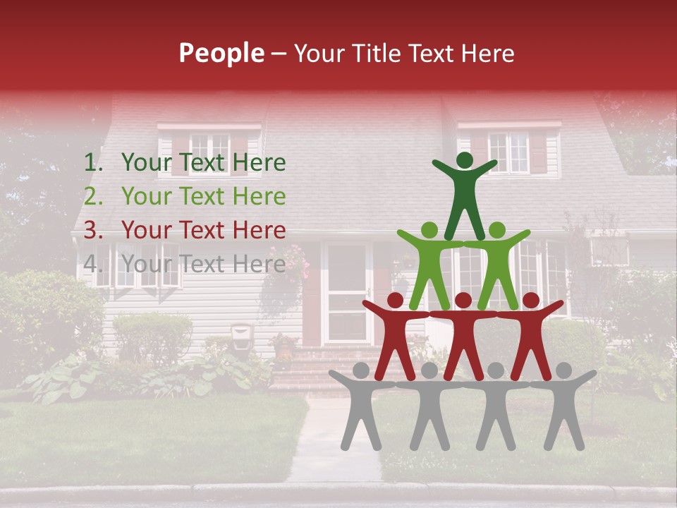 Evergreen Steps Grass PowerPoint Template