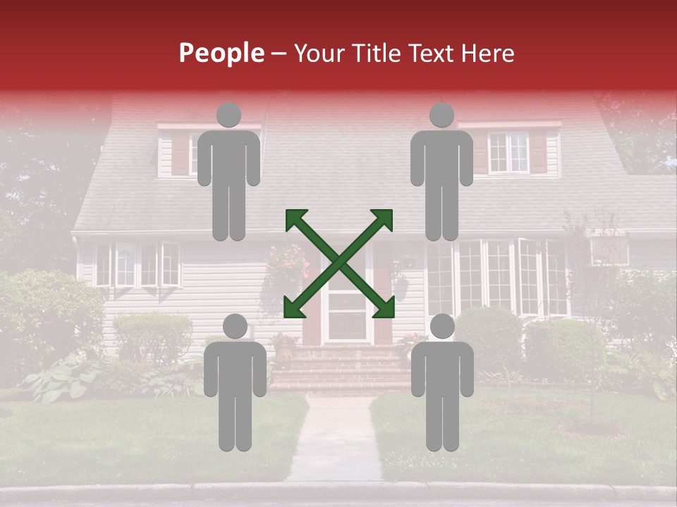 Evergreen Steps Grass PowerPoint Template