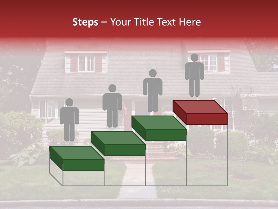 Evergreen Steps Grass PowerPoint Template