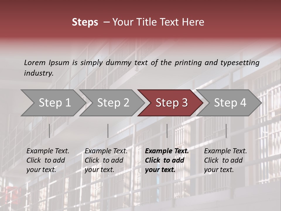 Vacant Penal Criminal PowerPoint Template