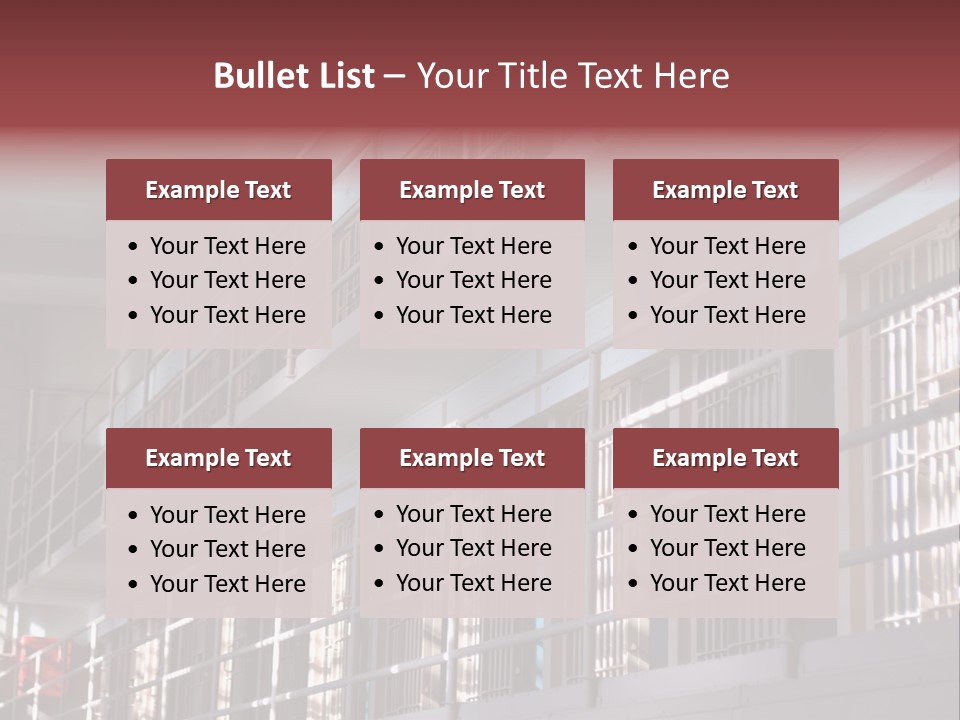 Vacant Penal Criminal PowerPoint Template