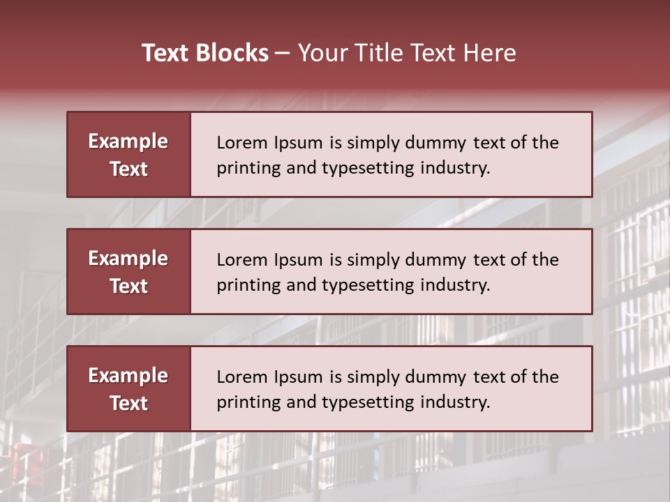 Vacant Penal Criminal PowerPoint Template