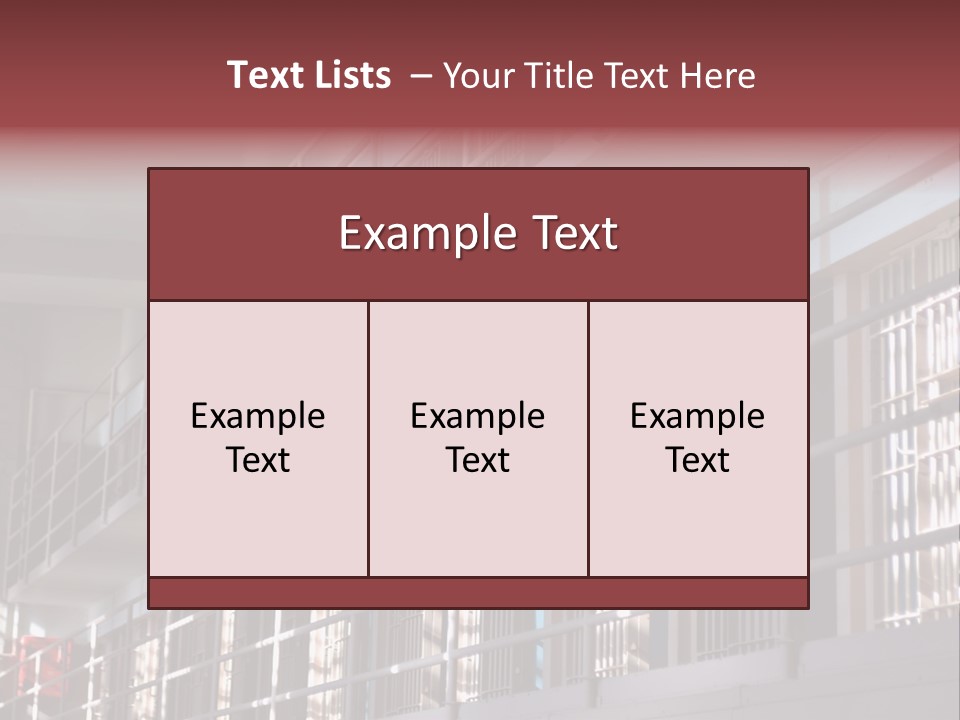 Vacant Penal Criminal PowerPoint Template
