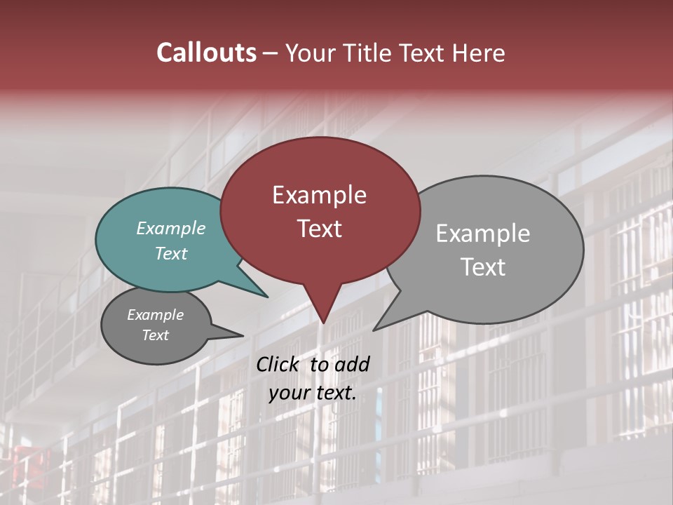 Vacant Penal Criminal PowerPoint Template