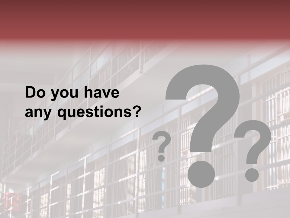 Vacant Penal Criminal PowerPoint Template