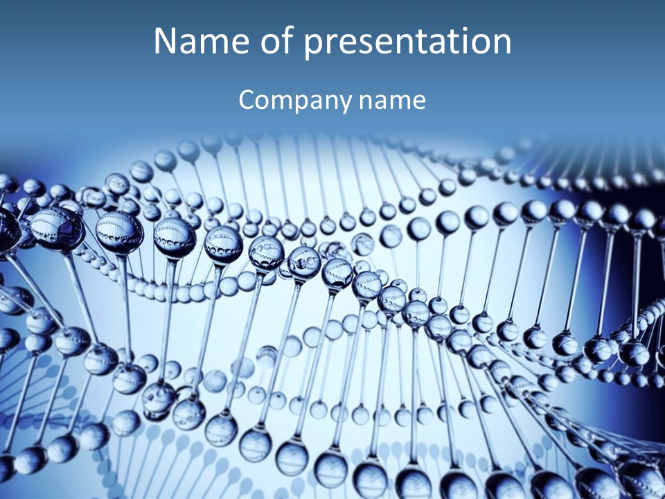 Biology Magnification Highscale Magnification PowerPoint Template