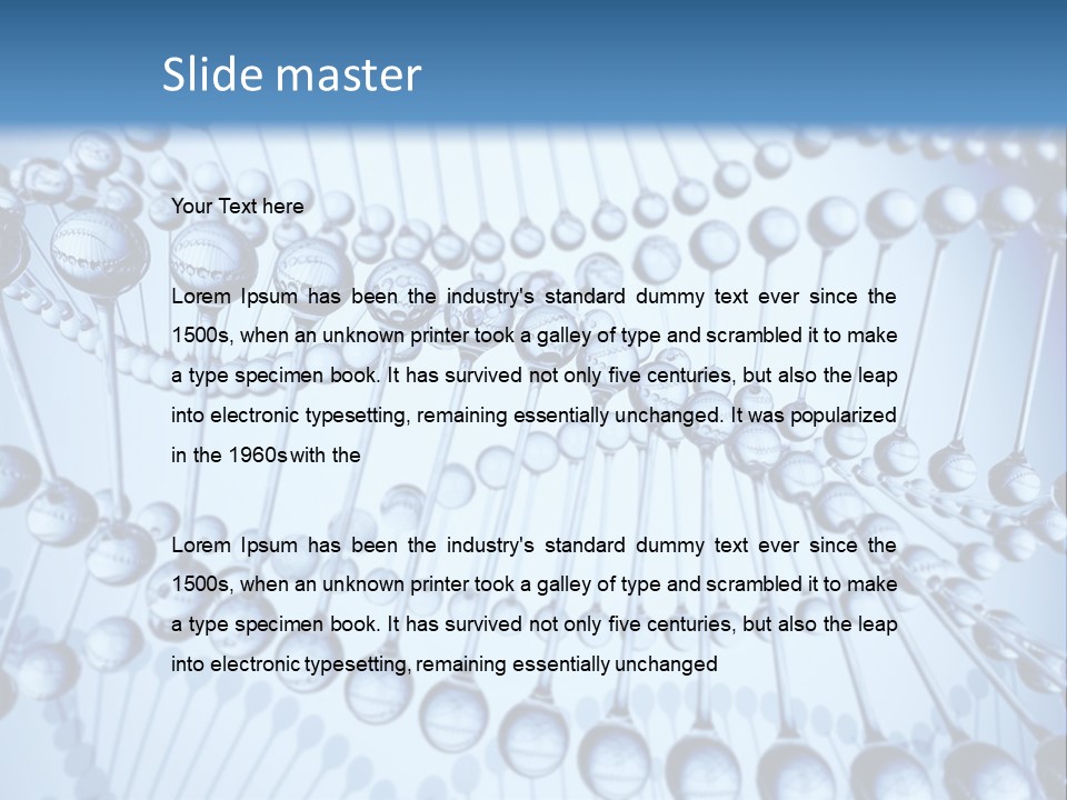 Biology Magnification Highscale Magnification PowerPoint Template
