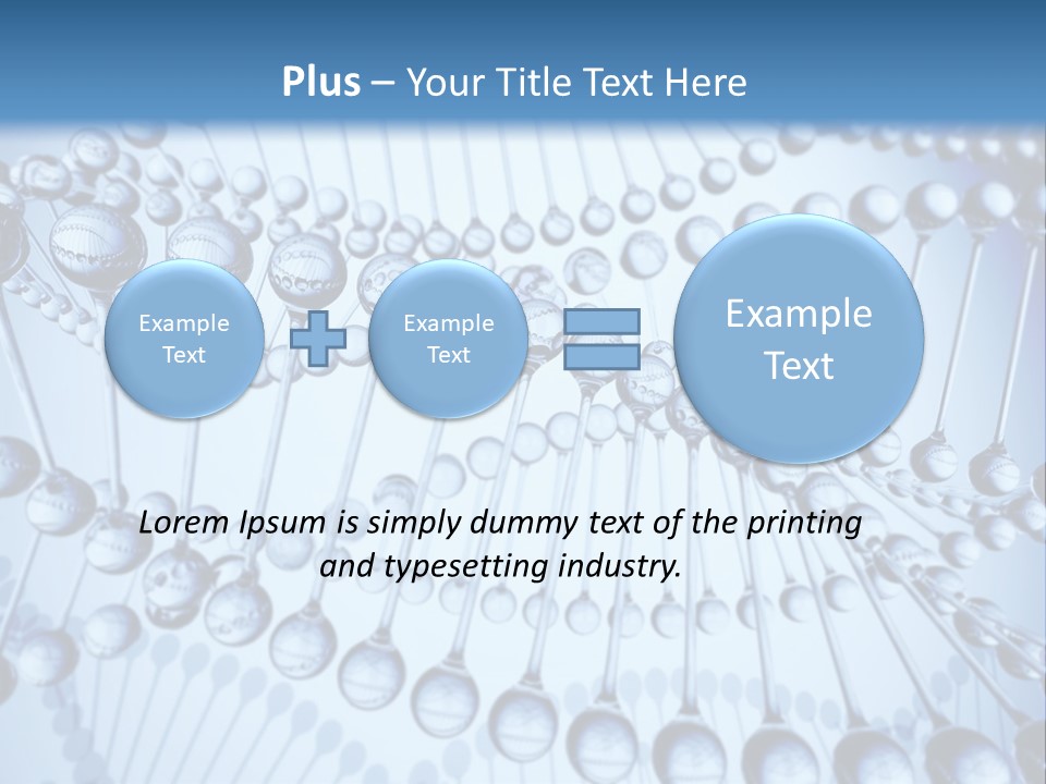 Biology Magnification Highscale Magnification PowerPoint Template