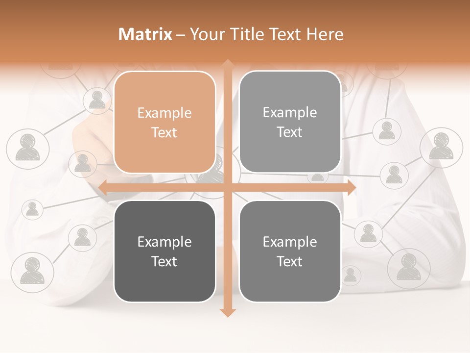 Push Circle Male PowerPoint Template