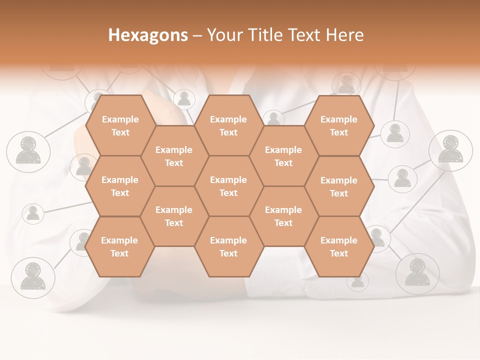 Push Circle Male PowerPoint Template