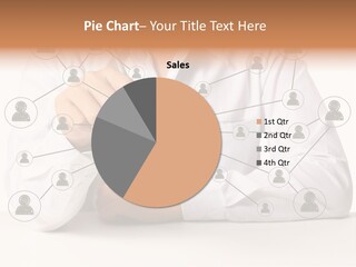 Push Circle Male PowerPoint Template