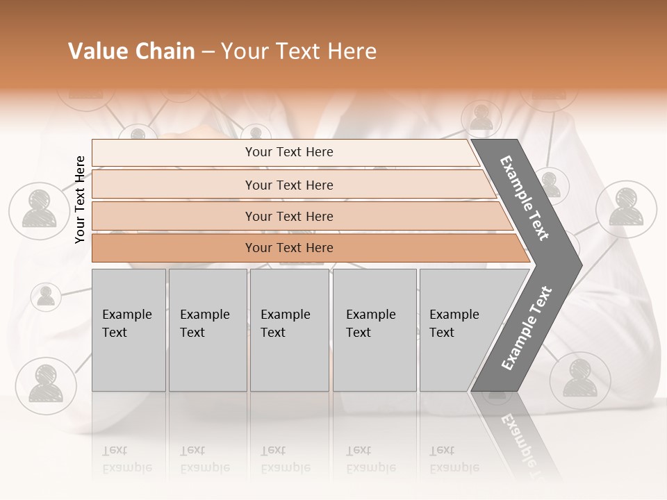 Push Circle Male PowerPoint Template