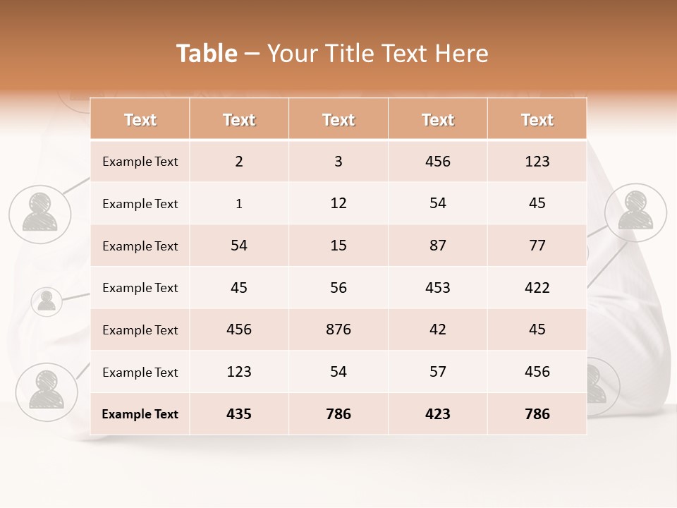 Push Circle Male PowerPoint Template