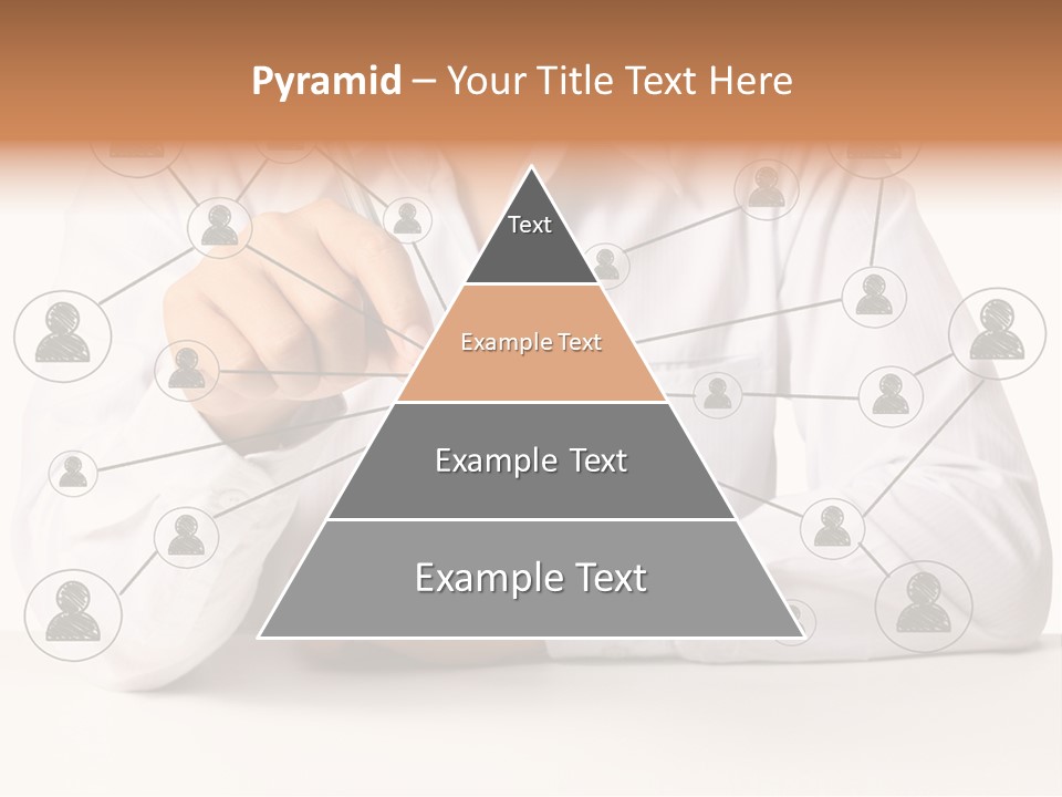 Push Circle Male PowerPoint Template