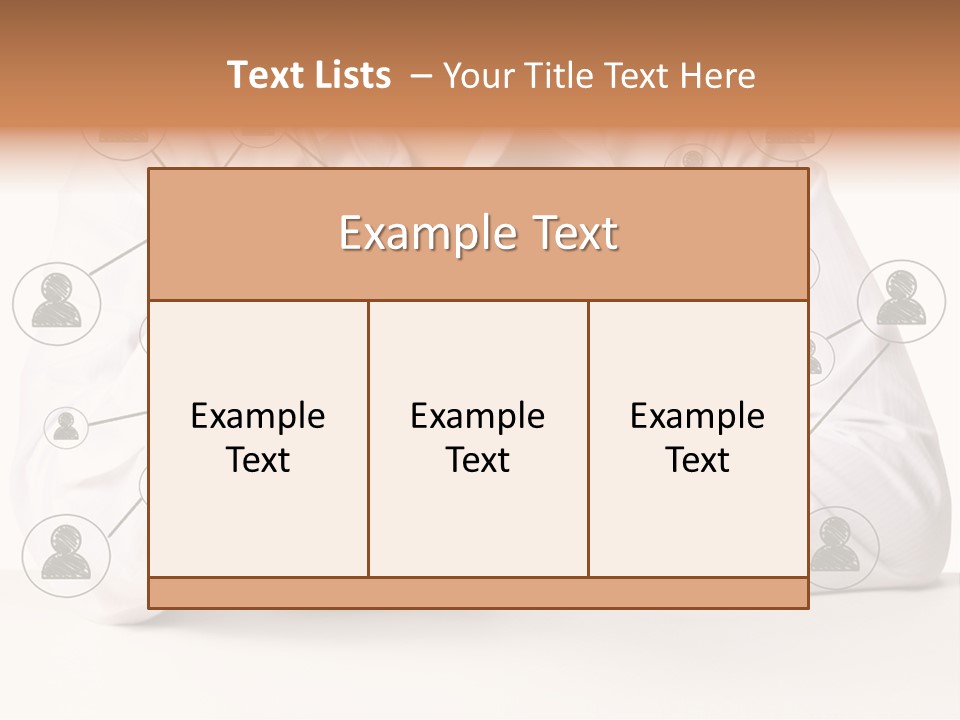 Push Circle Male PowerPoint Template