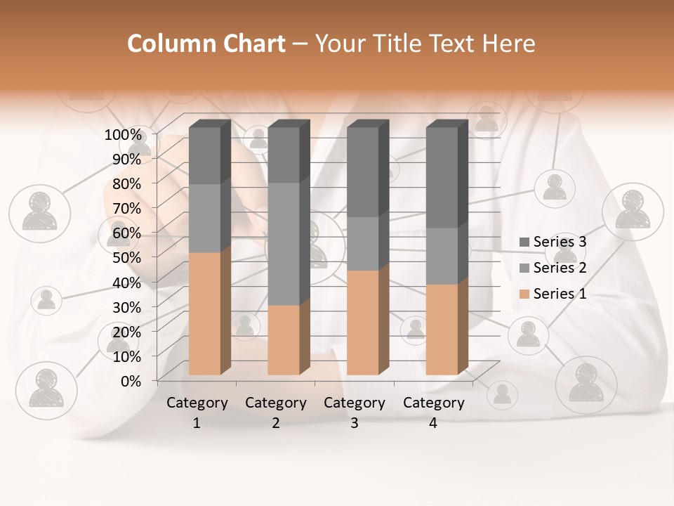 Push Circle Male PowerPoint Template