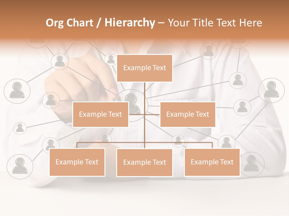 Push Circle Male PowerPoint Template