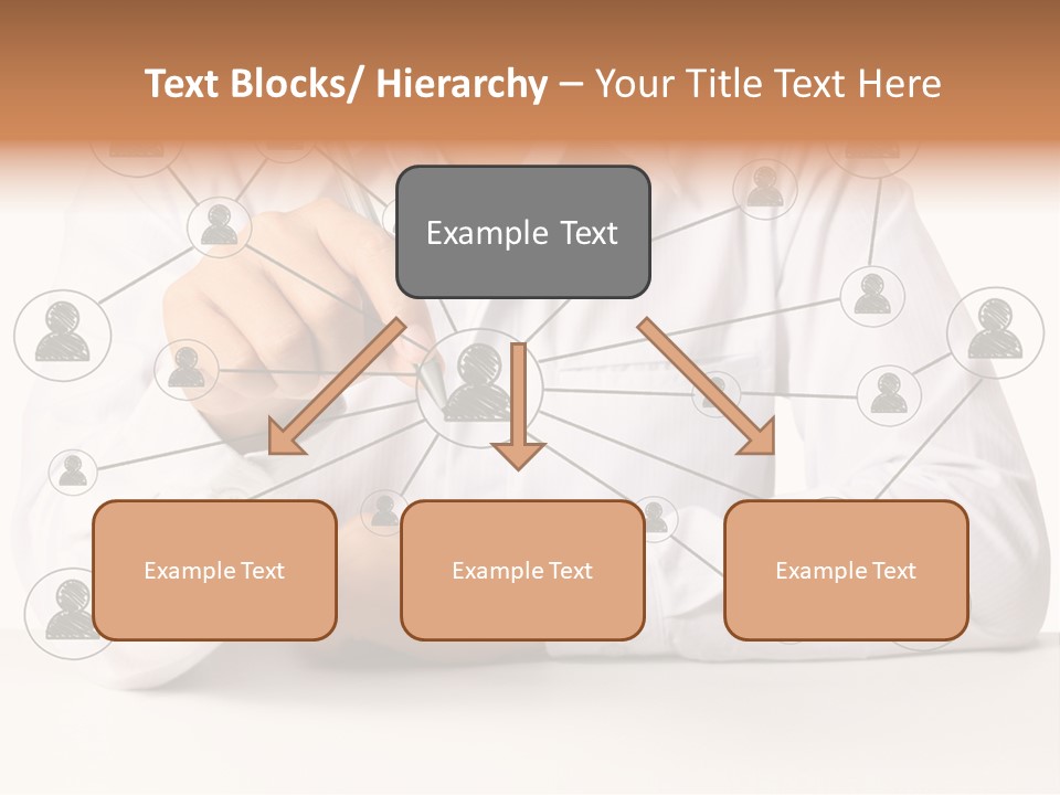 Push Circle Male PowerPoint Template