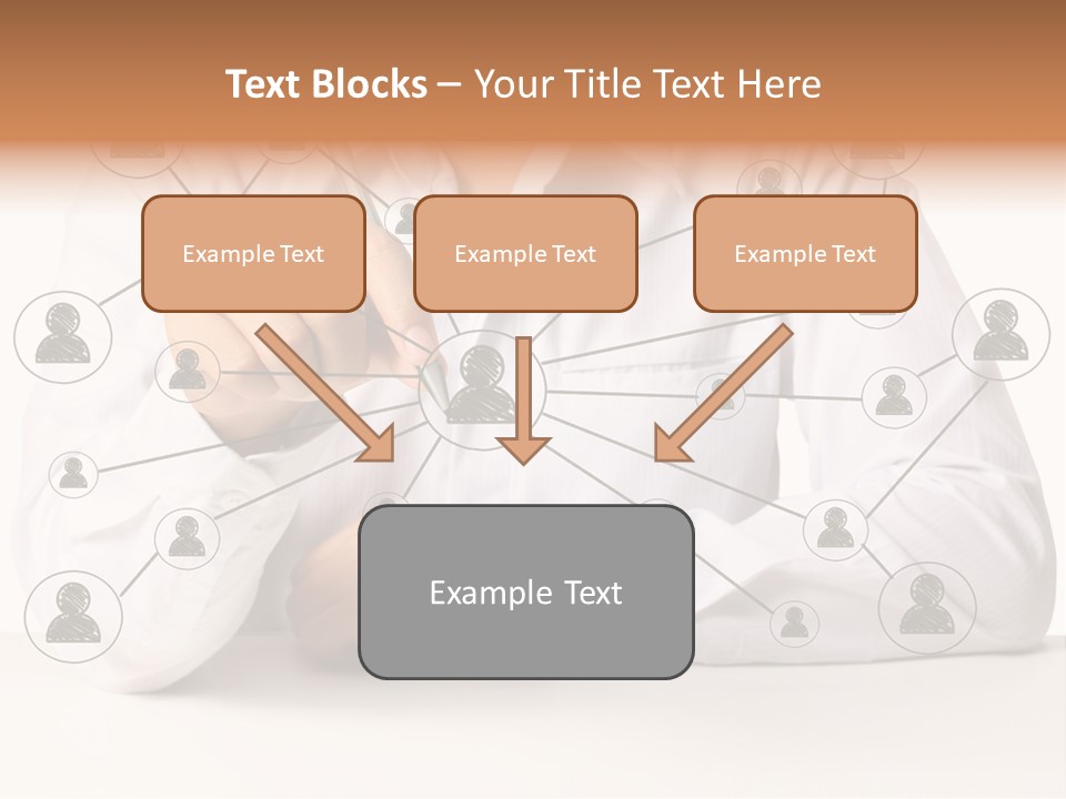 Push Circle Male PowerPoint Template