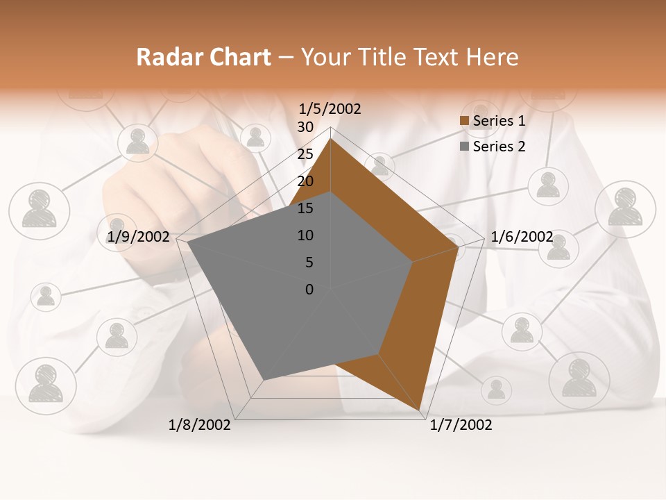 Push Circle Male PowerPoint Template