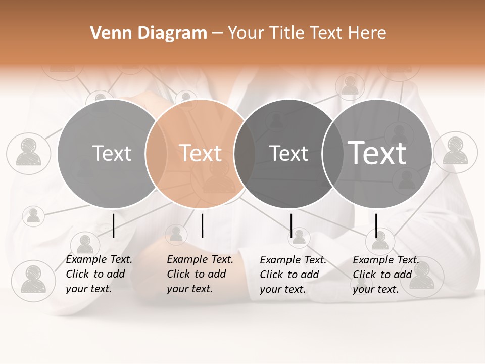 Push Circle Male PowerPoint Template