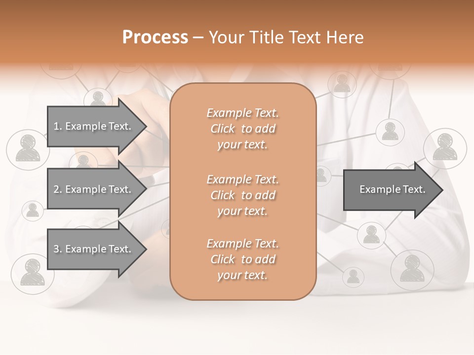 Push Circle Male PowerPoint Template
