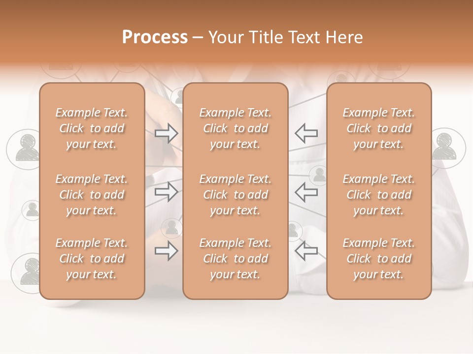 Push Circle Male PowerPoint Template