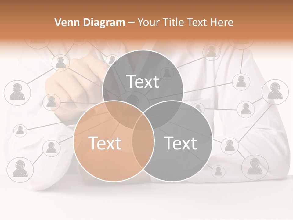 Push Circle Male PowerPoint Template