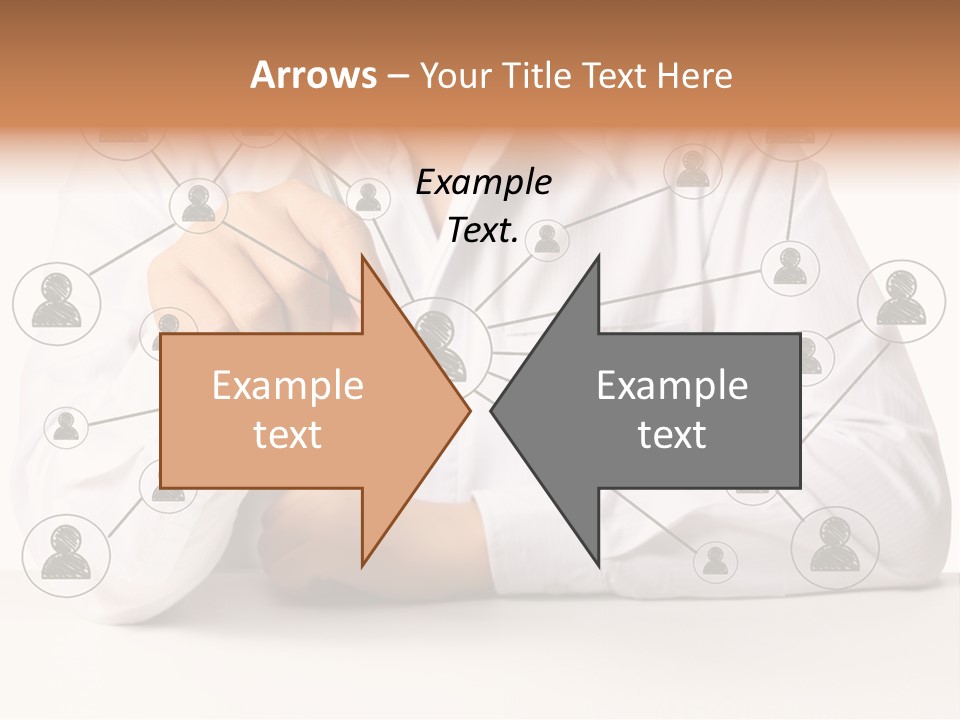 Push Circle Male PowerPoint Template