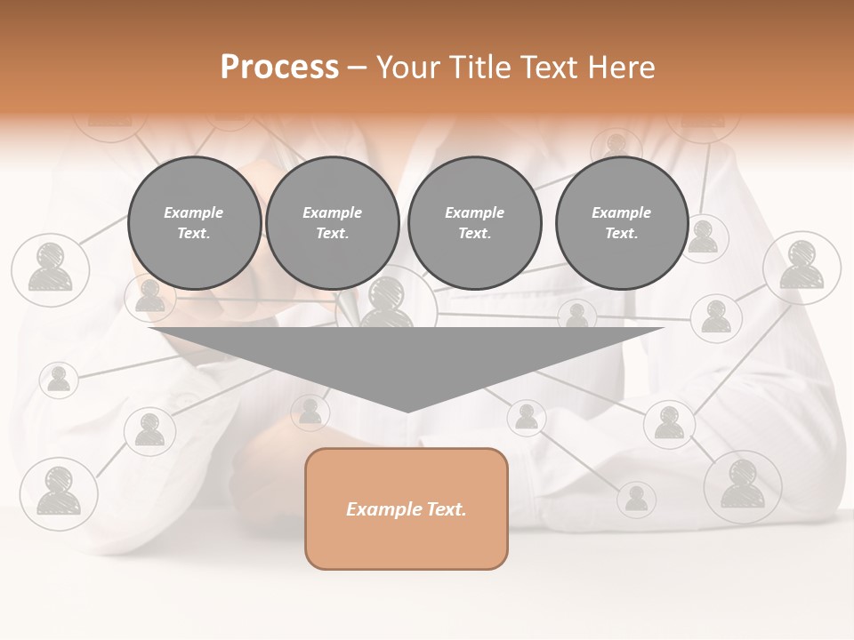 Push Circle Male PowerPoint Template