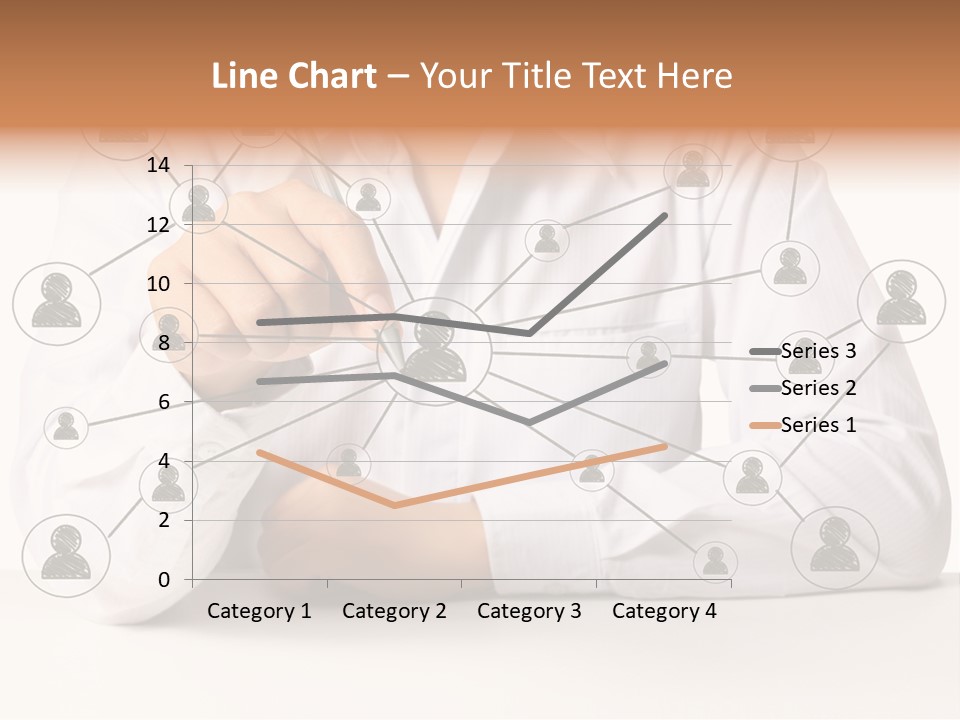 Push Circle Male PowerPoint Template