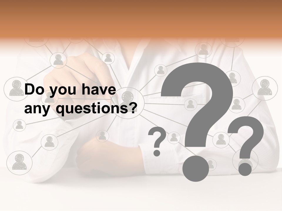 Push Circle Male PowerPoint Template