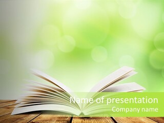 Write Blank Bright PowerPoint Template