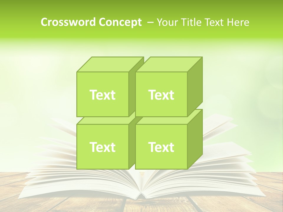 Write Blank Bright PowerPoint Template