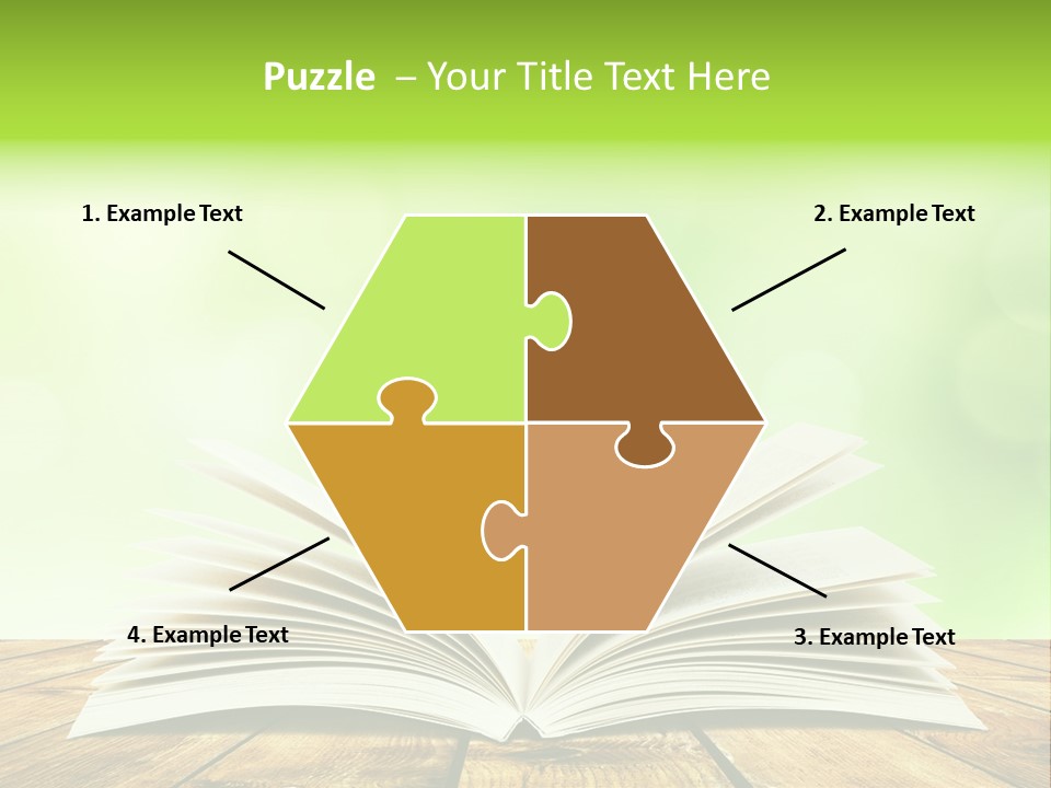 Write Blank Bright PowerPoint Template