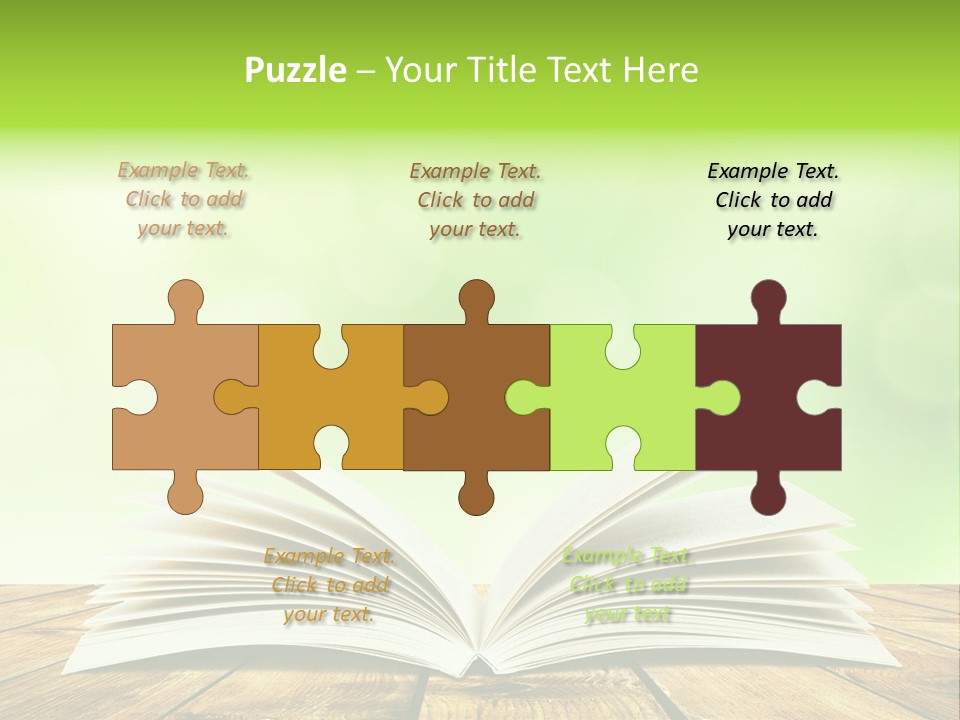 Write Blank Bright PowerPoint Template