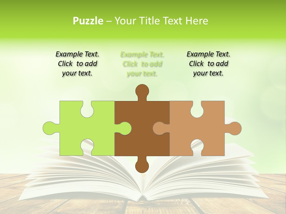 Write Blank Bright PowerPoint Template