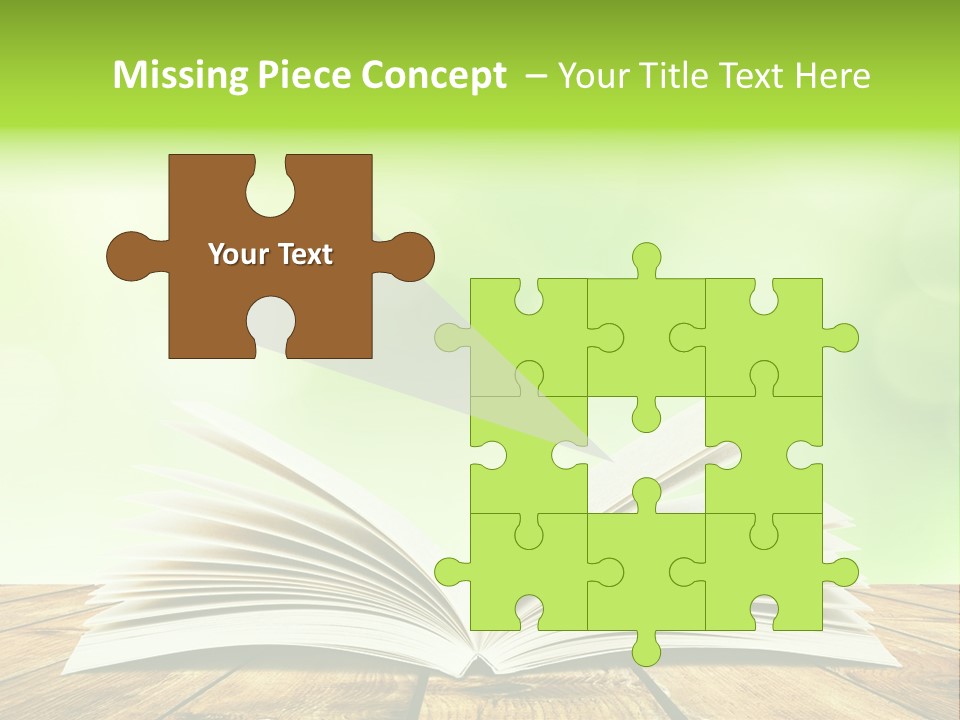 Write Blank Bright PowerPoint Template