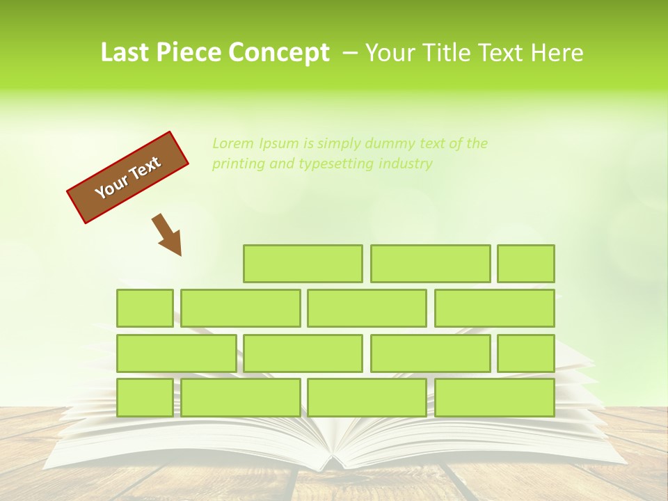 Write Blank Bright PowerPoint Template